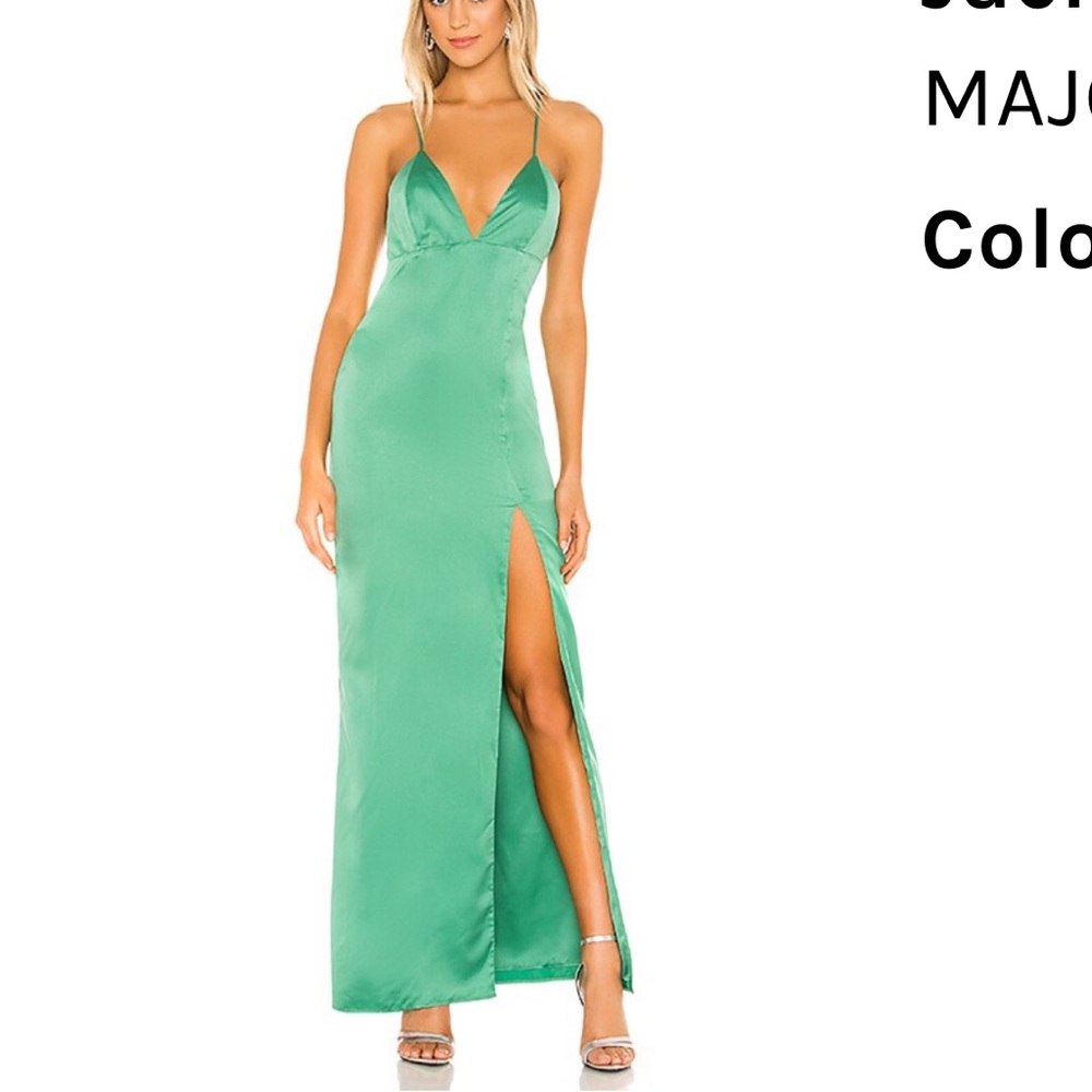 MAJORELLE Green Jackson gown